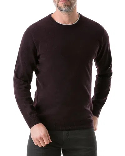 Rodd & Gunn Queenstown Crewneck Sweater In Black Fig