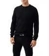 Rodd & Gunn Queenstown Crewneck Sweater In Onyx