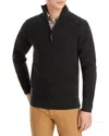 Rodd & Gunn Robbies Road Quarter Zip Sweater In Jungle