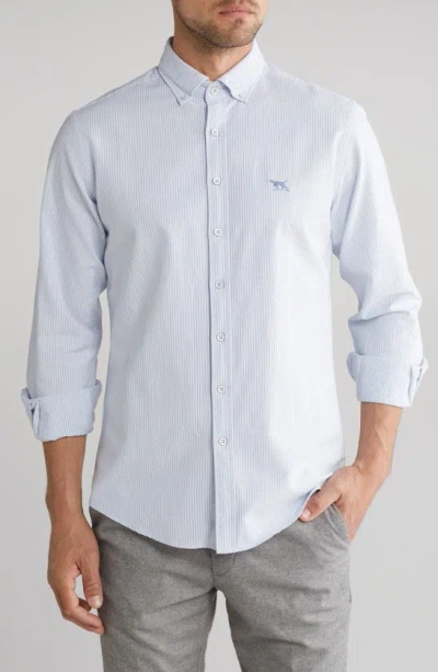 Rodd & Gunn Rockwood Stripe Button-down Shirt In Blue