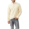 Rodd & Gunn Alton Ave Quarter Zip Sweater In Lemon