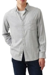 Rodd & Gunn Rodd And Gunn Barrhill Long Sleeve Slim Fit Shirt In Smoke