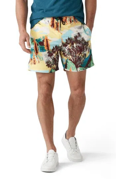 Rodd & Gunn Blue Gum Bay Swim Trunks In Sunrise