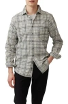 Rodd & Gunn Brookdale Button Front Shirt In Charcoal