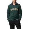 Rodd & Gunn Burnbridge Cotton Half-zip Pullover In Forest