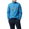 Rodd & Gunn Burnbridge Cotton Half-zip Pullover In Ocean