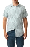 Rodd & Gunn Byron Slim Fit Short Sleeve Shirt In Avocado
