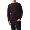 Rodd & Gunn Christchurch Knit Pullover Sweater In Black Fig