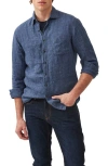 Rodd & Gunn Coromandel Sports Fit Shirt In Marine