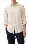 Rodd & Gunn Coromandel Linen Shirt In Natural