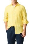 Rodd & Gunn Coromandel Linen Shirt In Sunshine