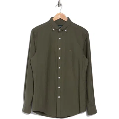 Rodd & Gunn Dallington Solid Button-down Shirt In Olive