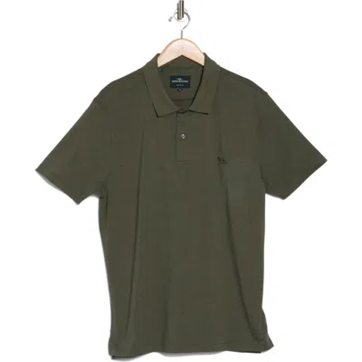 Rodd & Gunn Dalmore Sports Fit Knit Polo In Khaki