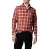 Rodd & Gunn Eden Park Sports Fit Check Button-up Shirt In Brick
