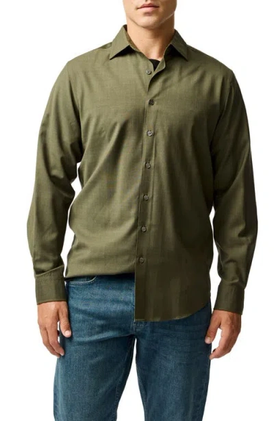 Rodd & Gunn Esk Valley Sports Fit Shirt In Pine