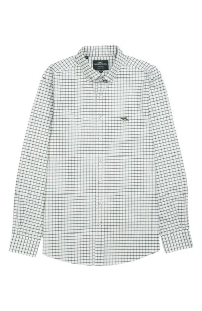 Rodd & Gunn Gunn Check Oxford Button-down Shirt In Fern