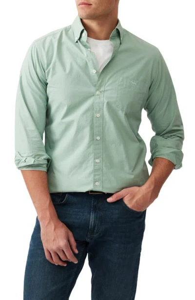 Rodd & Gunn Hendrick Slim Fit Button Down Shirt In Thyme