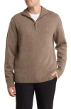 Rodd & Gunn Jacks Bay Quarter Zip Sweater In Oatmeal