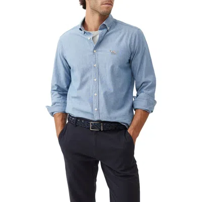 RODD & GUNN RODD & GUNN KIRKLANDS ORIGINAL FIT COTTON CHAMBRAY BUTTON-DOWN SHIRT