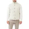 Rodd & Gunn Lake Ferry Quilted Cotton Vest In Sand