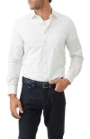 Rodd & Gunn Lambton Button Front Shirt In Snow