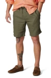 Rodd & Gunn Men's Linen Resort Drawstring Shorts In Olive