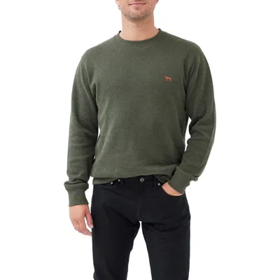 Rodd & Gunn Gunn Crew Neck Sweat In Seaweed