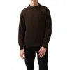 Rodd & Gunn Mackinder Crewneck Sweater In Black Sand