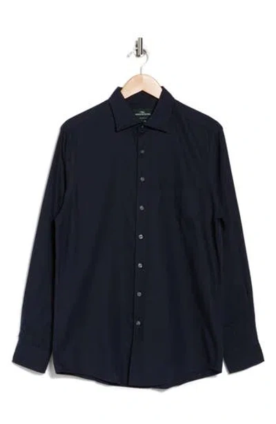 Rodd & Gunn Martinborough Long Sleeve Cotton Button-up Shirt In Navy
