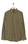 Rodd & Gunn Martinborough Long Sleeve Cotton Button-up Shirt In Sage