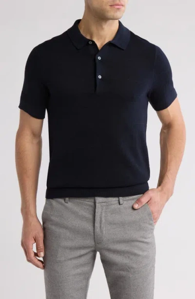 Rodd & Gunn Masons Flat Polo In Midnight