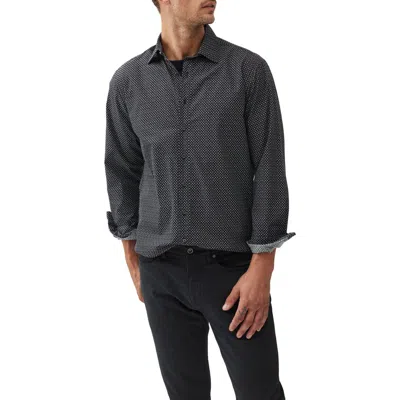 Rodd & Gunn Notown Button Front Shirt In Onyx