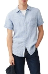 Rodd & Gunn Palm Beach Short Sleeve Slim Fit Shirt In Denim