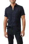Rodd & Gunn Men's Palm Beach Linen Short-sleeve Shirt In Midnight