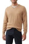 Rodd & Gunn Phoenix V Neck Sweater In Cedar