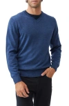 Rodd & Gunn Phoenix Merino Wool V-neck Sweater In Blue