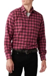 Rodd & Gunn Radbrook Sports Fit Plaid Flannel Button-up Shirt In Bubblegum