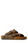Rodd & Gunn Ranfurly Slide Sandal In Chocolate