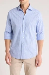 Rodd & Gunn Slope Hill Long Sleeve Button-up Shirt In Bluebell