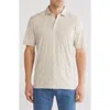 Rodd & Gunn Torbay Cotton Polo In Oatmeal Marble