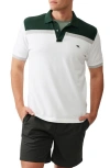 Rodd & Gunn Whitby Polo In White/forest