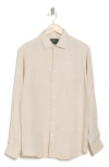 Rodd & Gunn Willowbank Sports Fit Linen Button-up Shirt In Flax