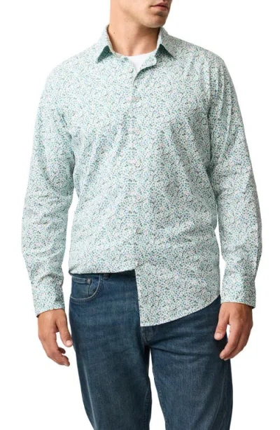 Rodd & Gunn Woodstock Downs Sports Fit Shirt In Forest