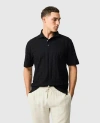 Rodd & Gunn Rosskeen Jacquard Regular Fit Polo Shirt In Noir