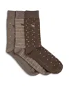 Rodd & Gunn Seafcliff Multi Sock 3 Pack In Earth