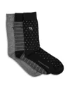 Rodd & Gunn Seafcliff Multi Sock 3 Pack In Nero Multi