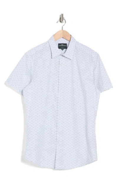 Rodd & Gunn Seacliff Short Sleeve Cotton Button-up Shirt In Blue