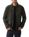 Rodd & Gunn Somerset Leather Jacket In Mouse