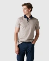 Rodd & Gunn Stanley Point Sports Fit Polo In Mocha