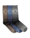 Rodd & Gunn Stratford Stripes Sock 3 Pack In Multi